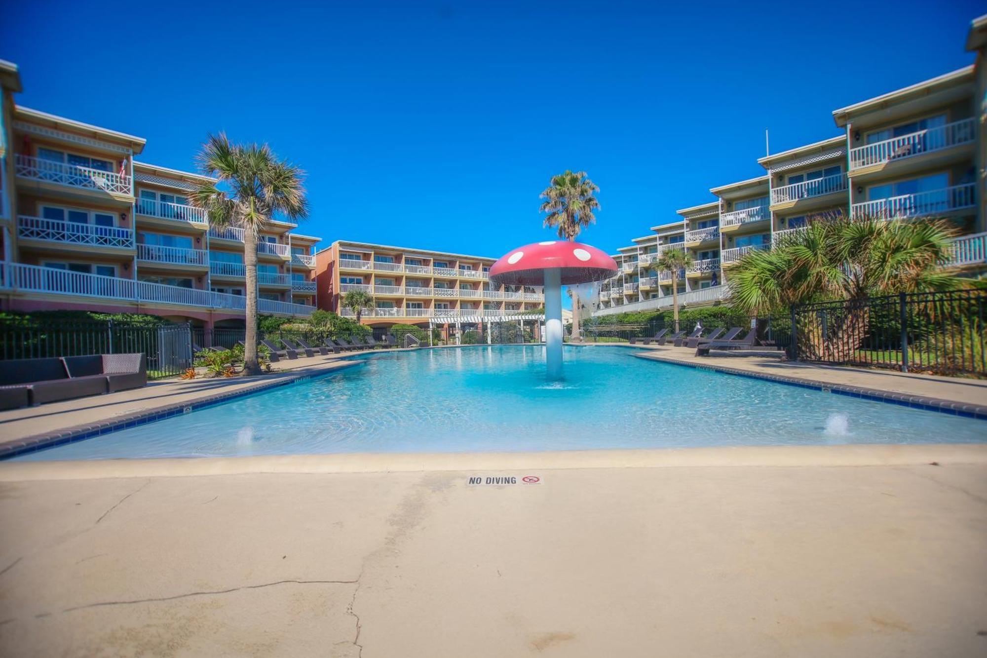 Sea-Renity Heated Pools Steps To The Beach Galveston Exterior foto