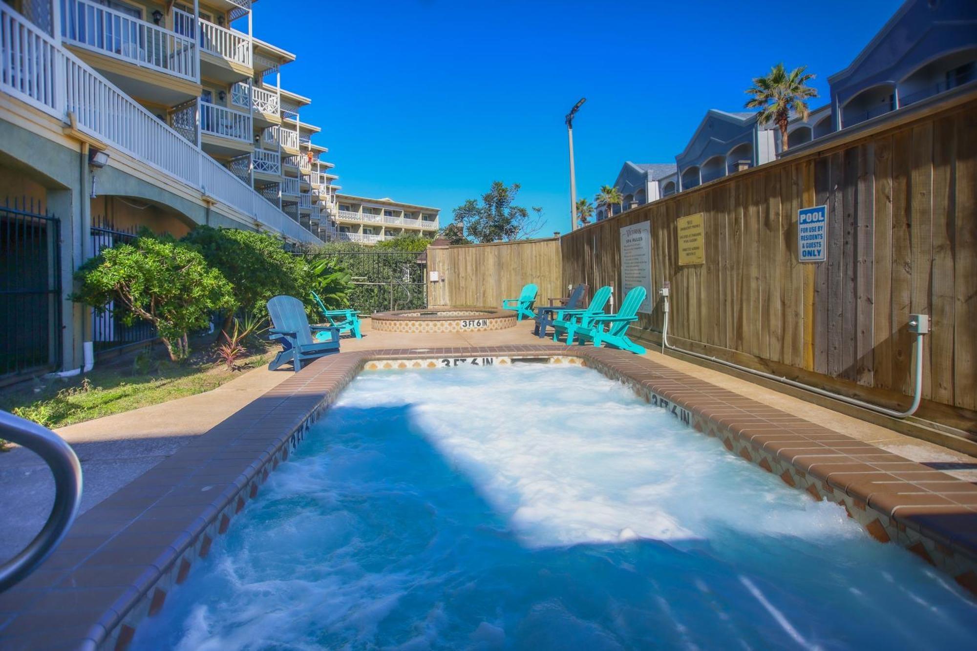 Sea-Renity Heated Pools Steps To The Beach Galveston Exterior foto